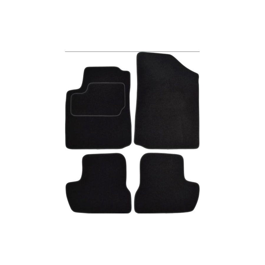 Custo Pol Cit85S Floor Mat Set for Citroen C2 Hatchback (Jm)