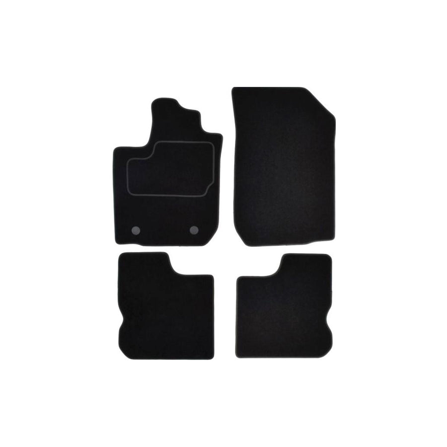 Custo Pol Dac35C Floor Mat Set for Dacia Logan II Saloon (L8)