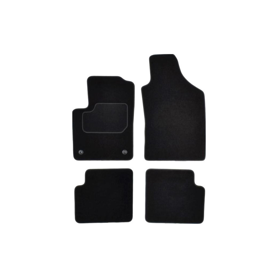 Custo Pol Fia30C Floor Mat Set for Abarth 500 / 595 / 695 Hatchback (312)