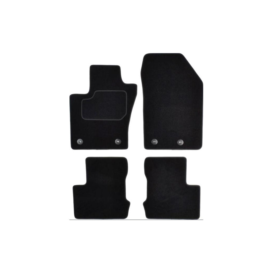 Custo Pol Fia43C Floor Mat Set for Fiat 500X (334)