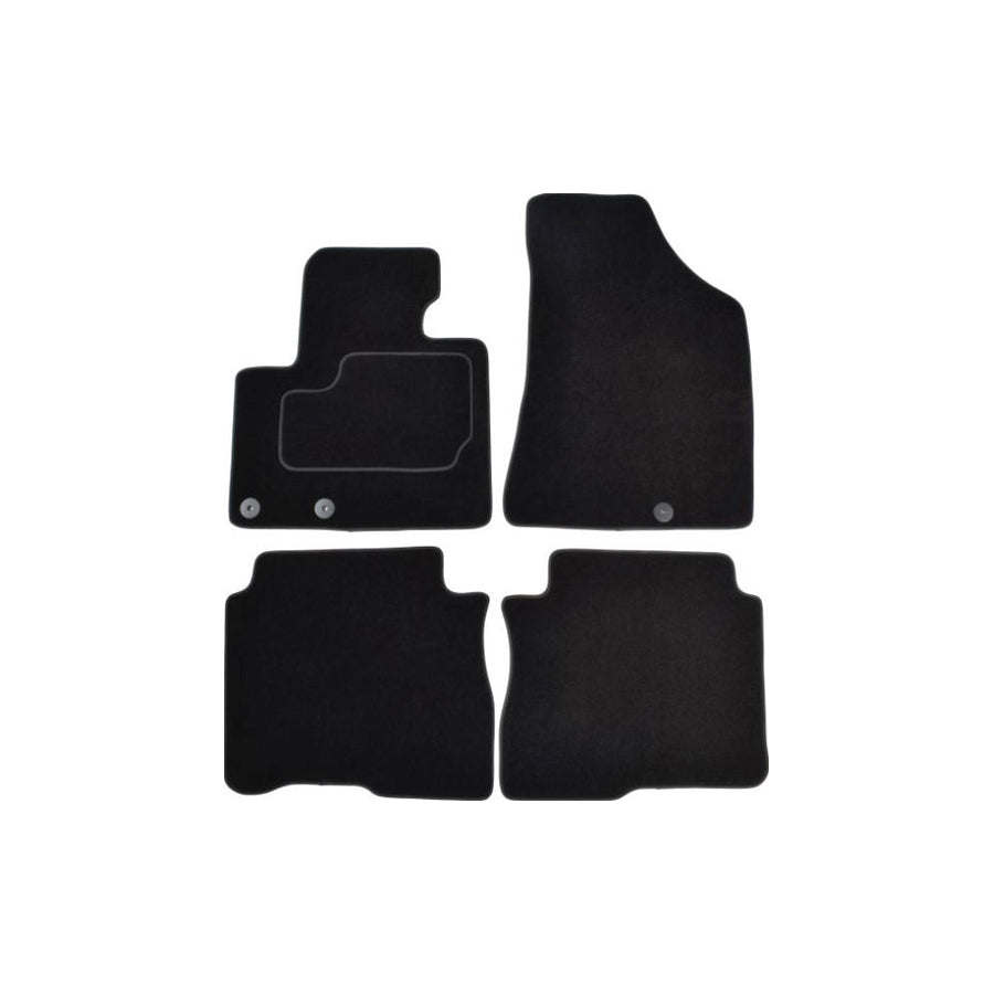 Custo Pol Hyu160C Floor Mat Set for Hyundai Santa Fe II (CM)