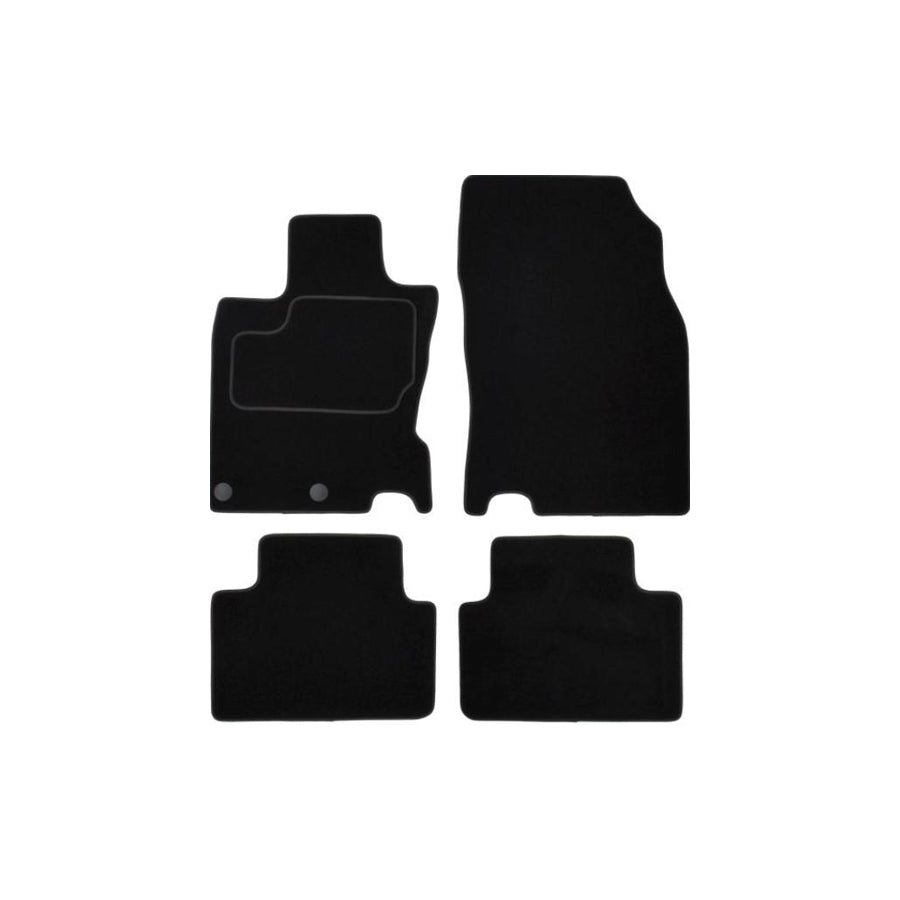Custo Pol Nis230S Floor Mat Set for Nissan Qashqai II (J11)