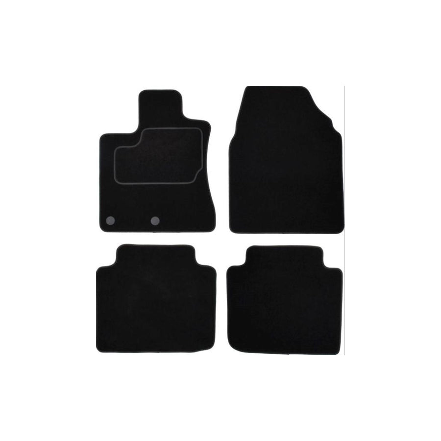 Custo Pol Nis235C Floor Mat Set for Nissan Qashqai / Qashqai 2 I (J10, Nj10)