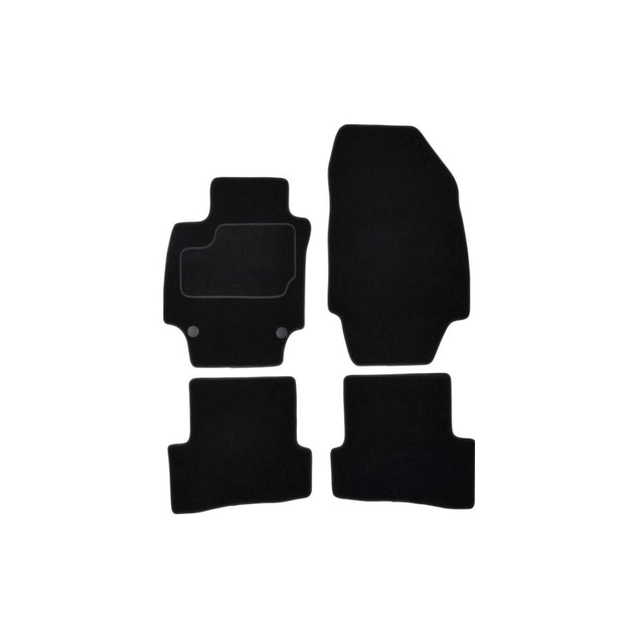 Custo Pol Rnt100S Floor Mat Set for Renault Captur (J5_, H5_)