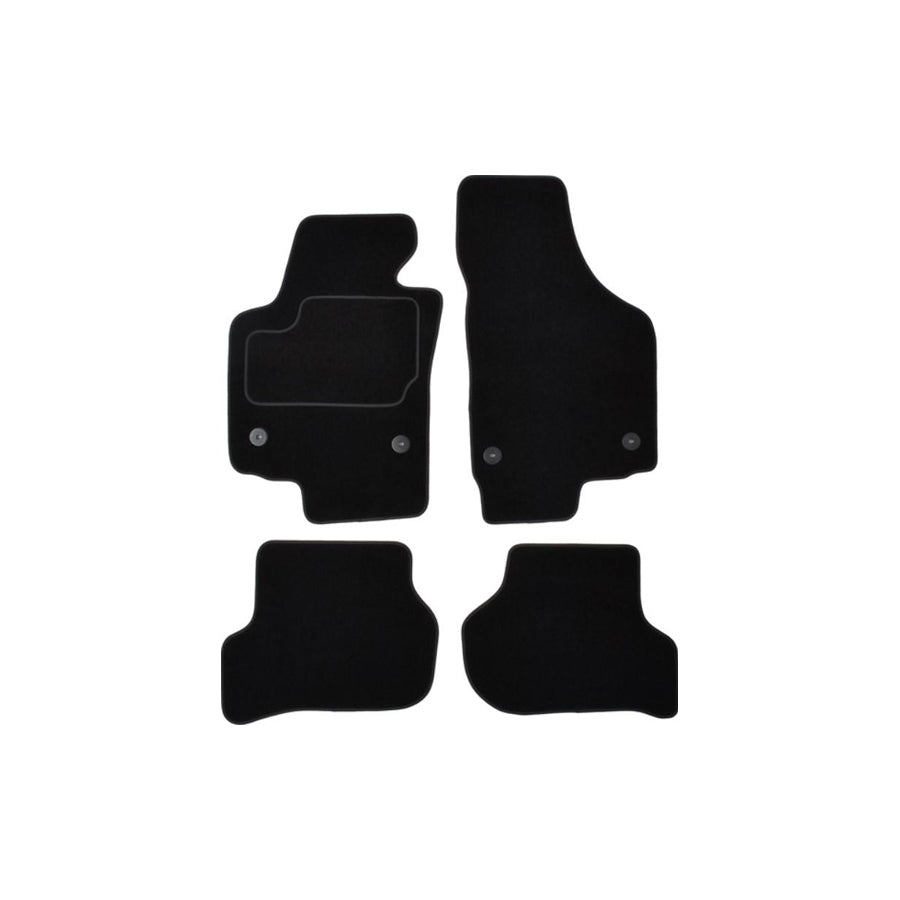 Custo Pol Set125C Floor Mat Set for Seat Leon II Hatchback (1P1)