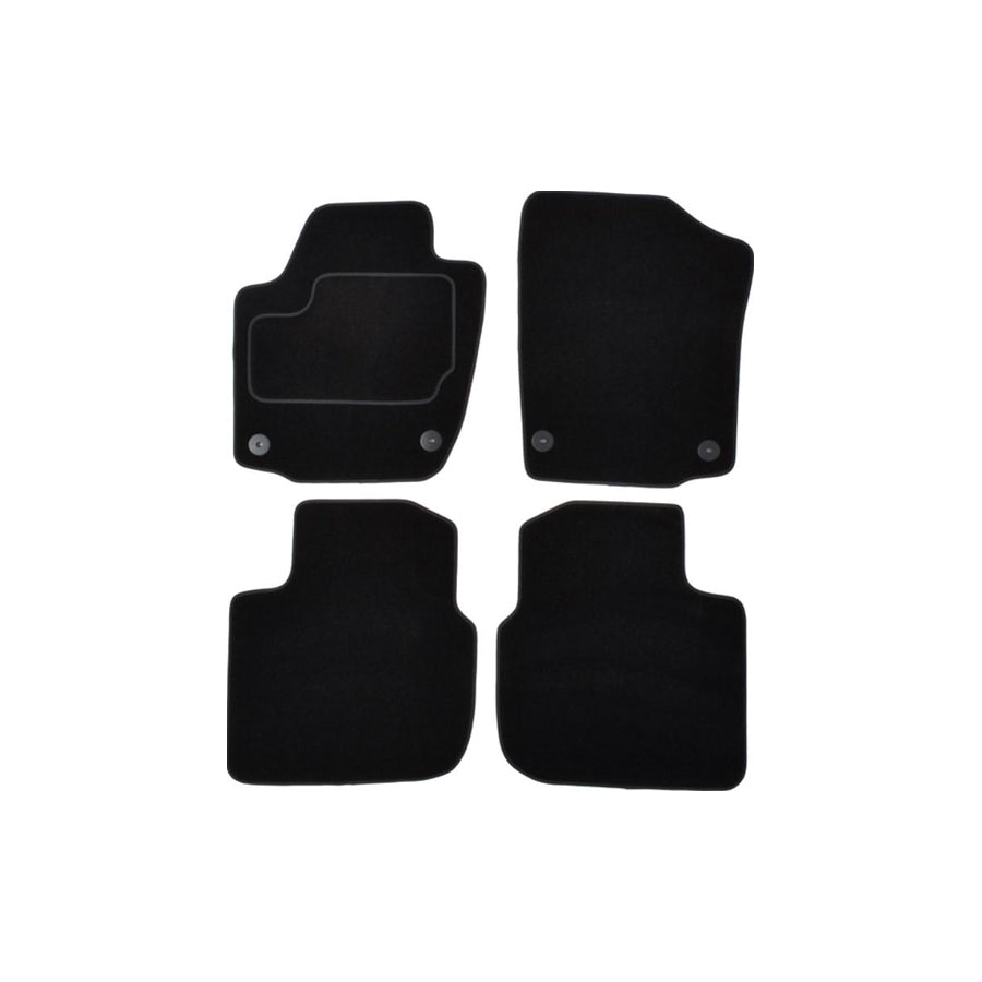 Custo Pol Sko99C Floor Mat Set for Skoda Rapid Spaceback (Nh1)