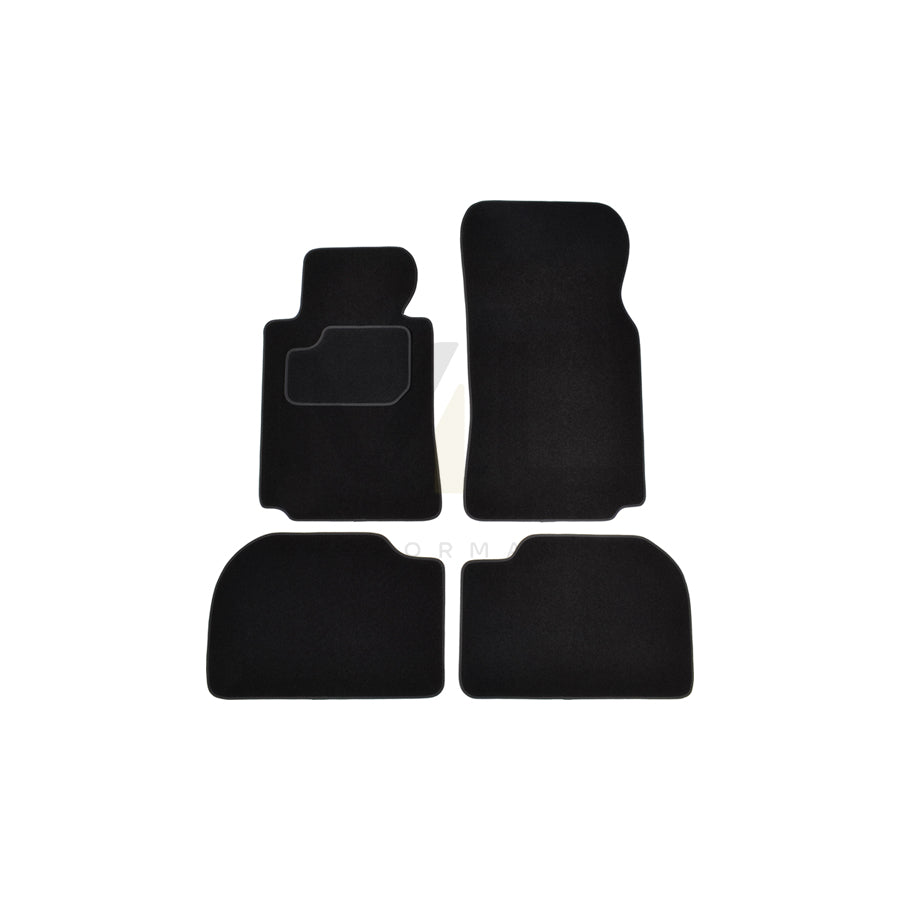 CUSTOPOL Tailored 416940 Floor mat set for BMW 7 (E38) Textile, Front and Rear, Quantity: 4, Black