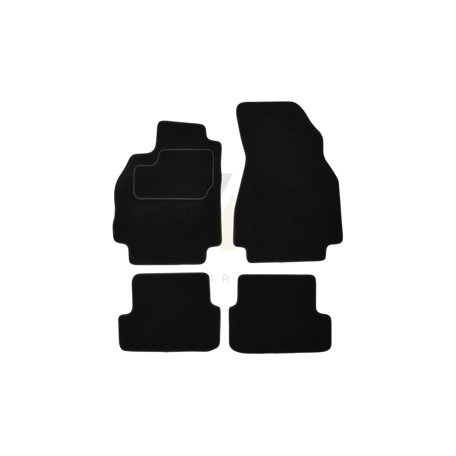 CUSTOPOL Tailored RNT350C Floor mat set for RENAULT Megane II Sport Tourer (KM) Textile, Front and Rear, Quantity: 4, Black