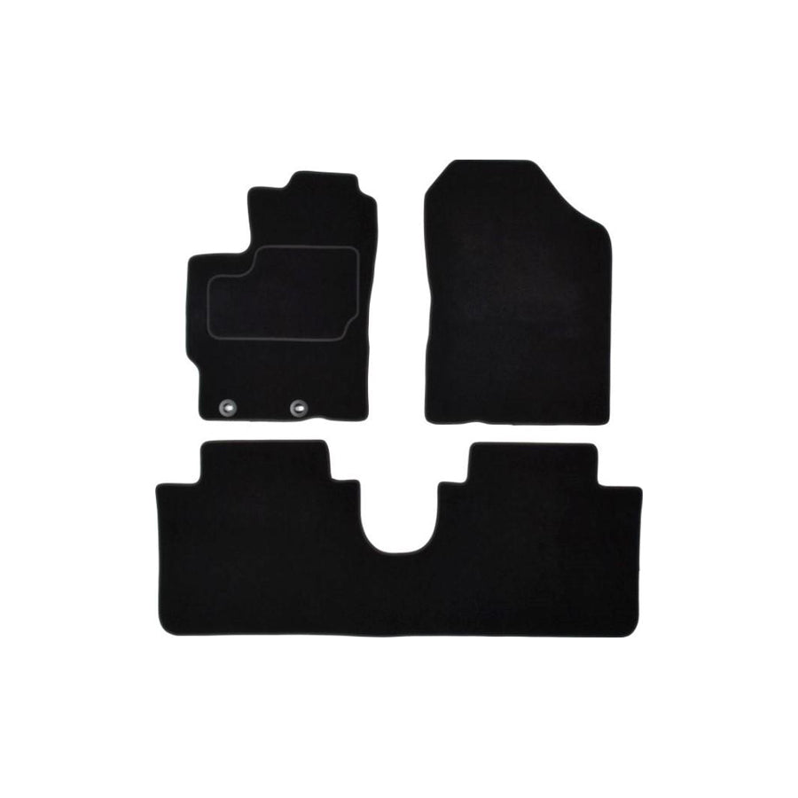Custo Pol Toy385C Floor Mat Set for Toyota Yaris III Hatchback (Xp13)