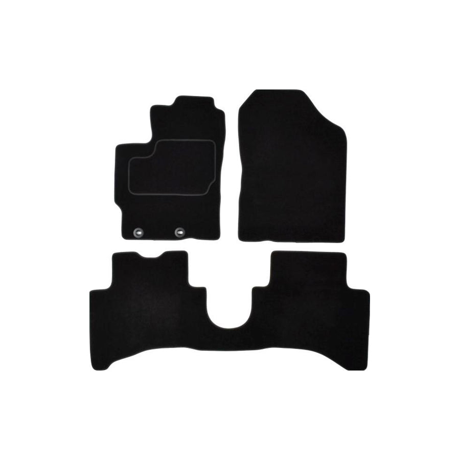 Custo Pol Toy391C Floor Mat Set for Toyota Yaris III Van (Xp13)