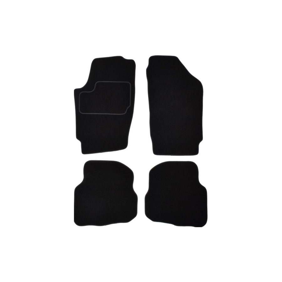 Custo Pol VW120C Floor Mat Set for Vw Fox Hatchback (5Z1, 5Z3, 5Z4)