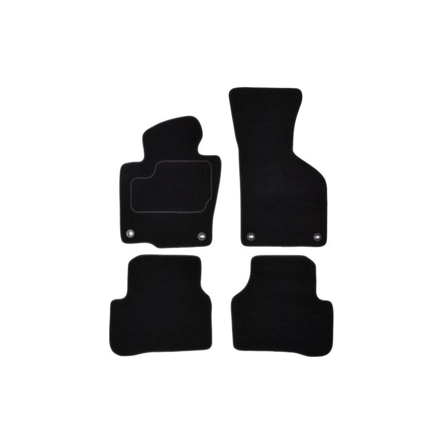 Custo Pol VW285C Floor Mat Set for Vw Passat