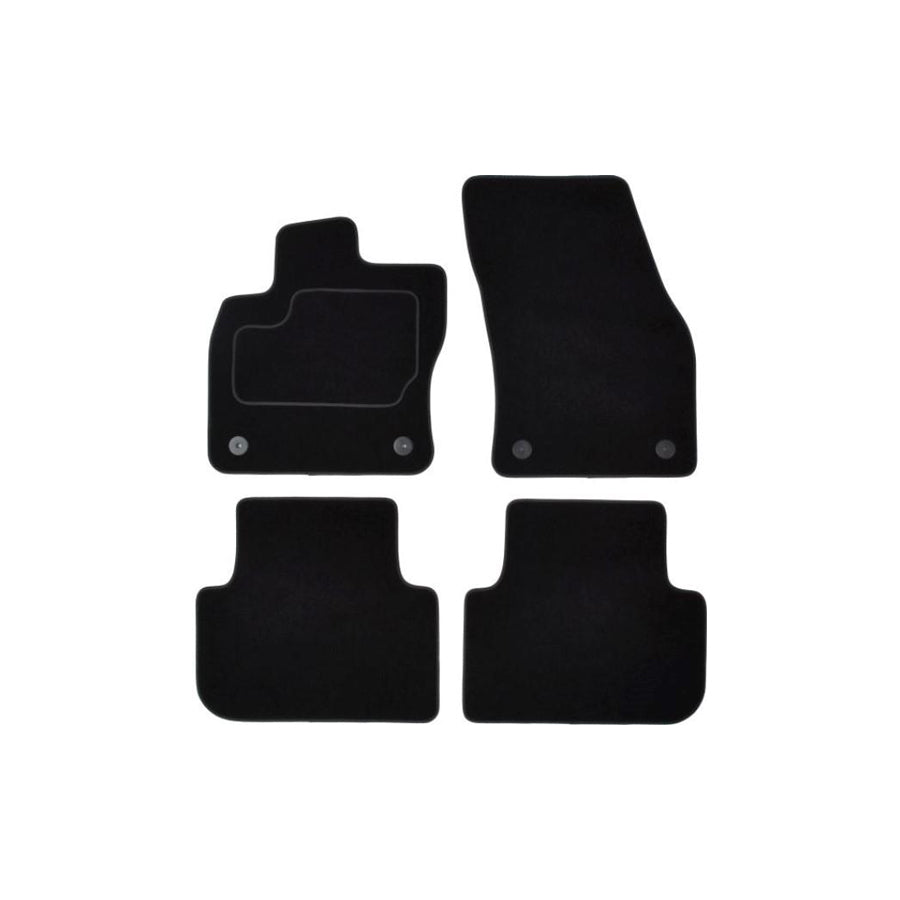 Custo Pol VW372C Floor Mat Set for Vw Tiguan II (Ad1)