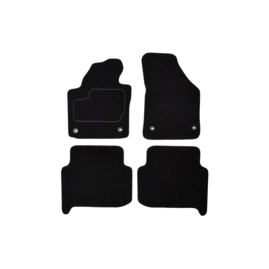 Custo Pol VW395C Floor Mat Set for Vw Touran I (1T1, 1T2)