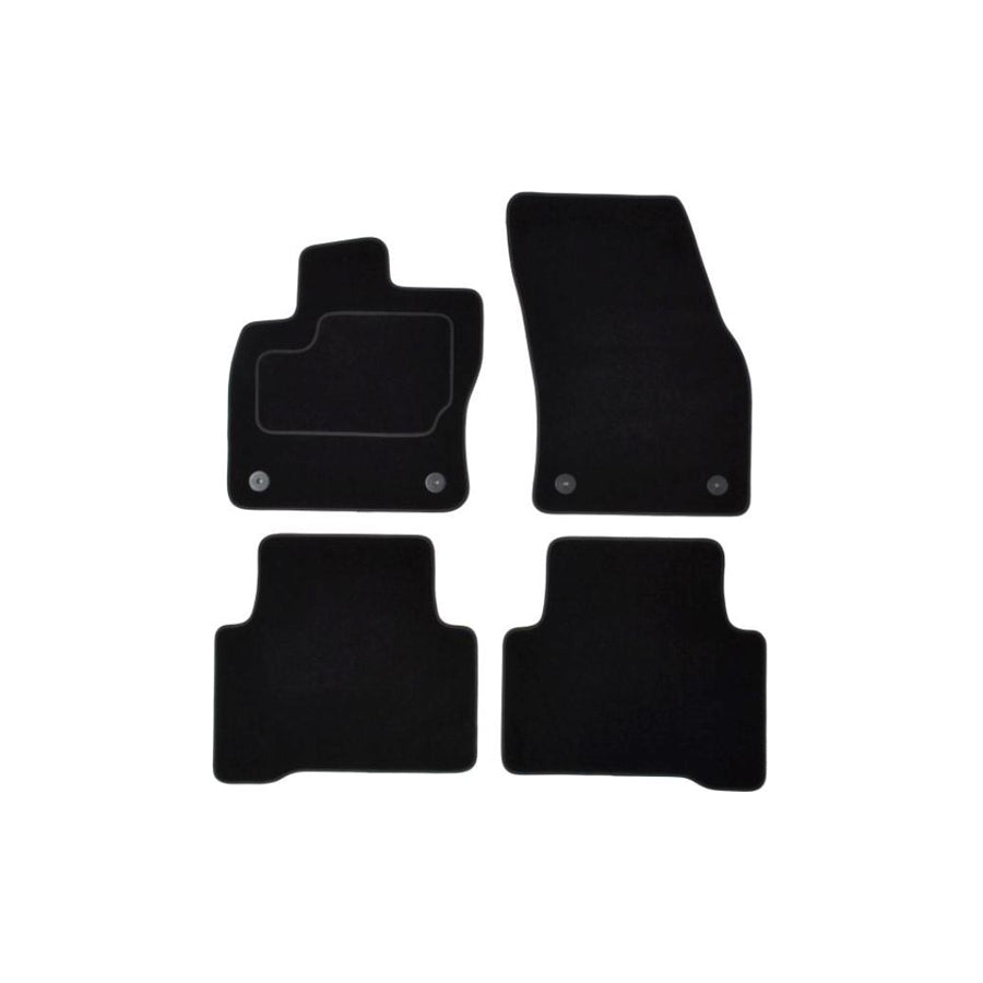 Custo Pol VW401C Floor Mat Set for Vw Touran II (5T1)