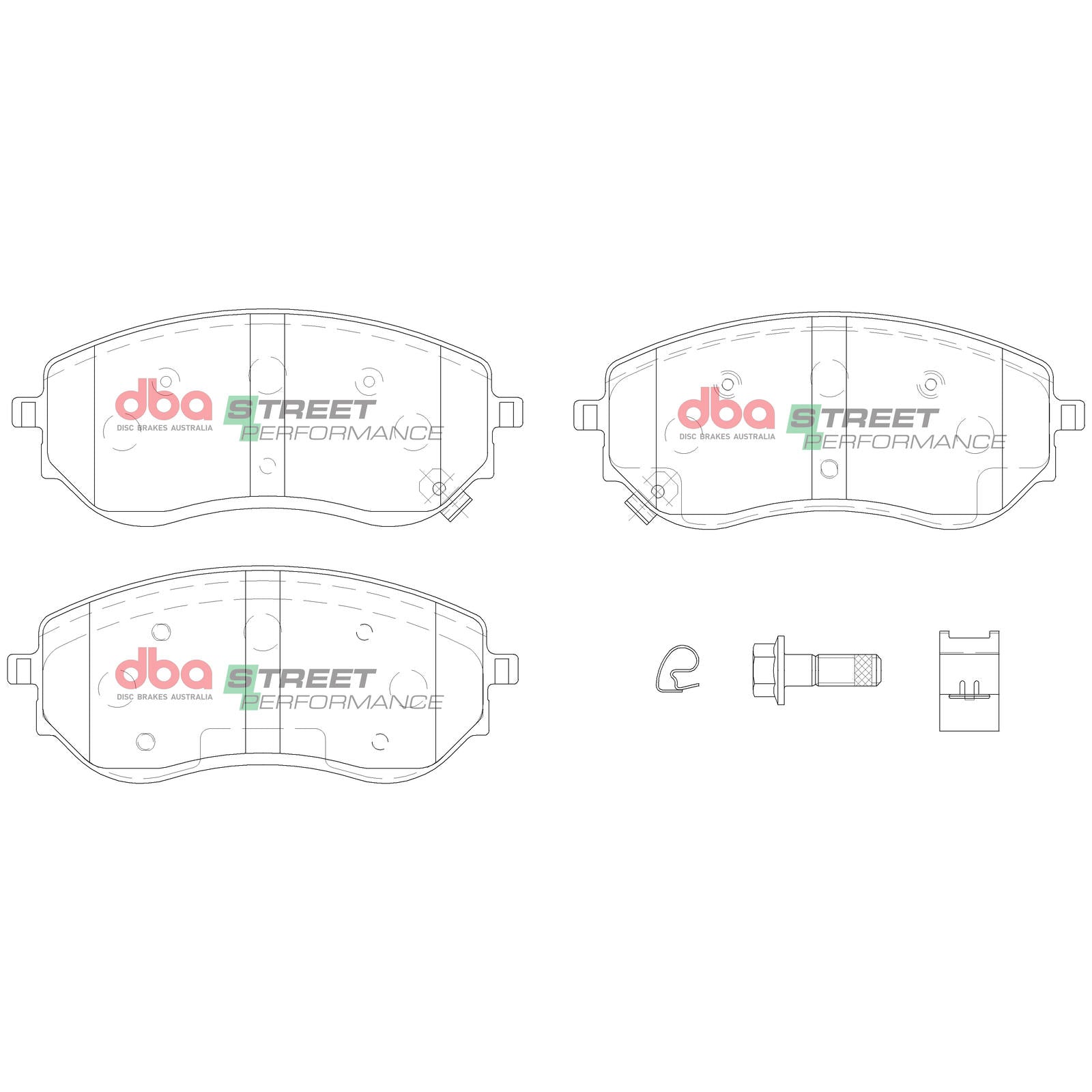 DBA DB15014SP High Performance Brake Pad Set