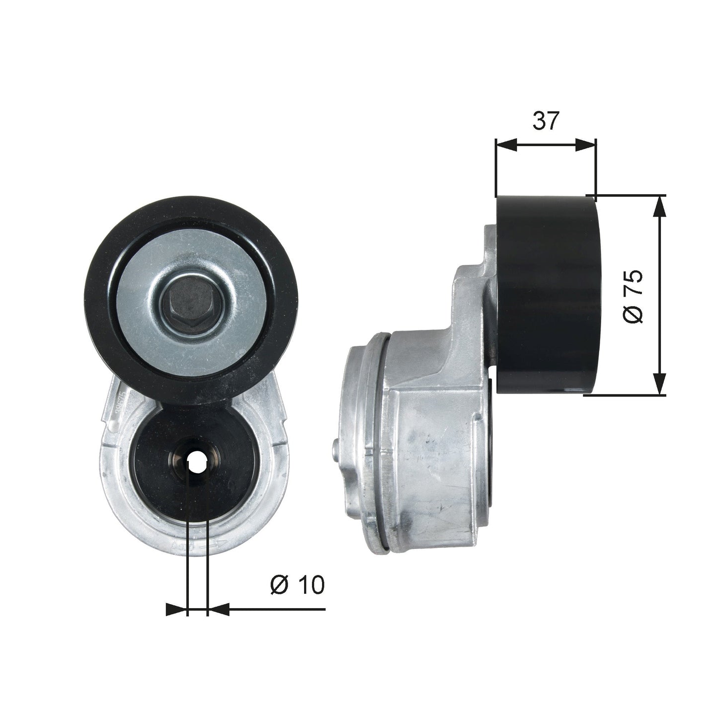 GATES GATT38675 V-Ribbed Belt Tensioner Lever