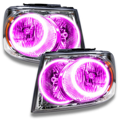 ORACLE Lighting Oracle 07-09 Dodge Durango SMD HL - Chrome - ColorSHIFT w/o Controller