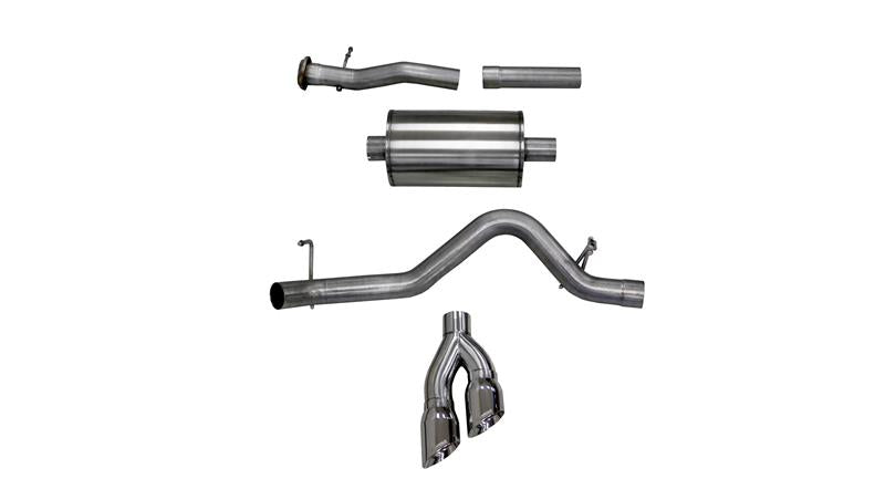 CORSA Performance Corsa 2017-2022 Chevy Colorado 3.6L Extended Cab/ Long Bed Sport Cat-Back System Single Rear Exit
