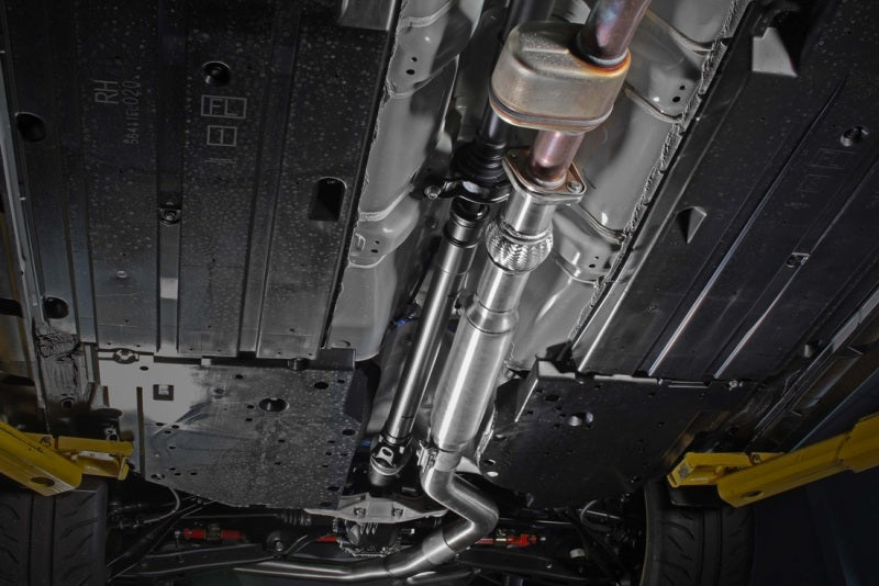 Perrin Performance PERRIN 22-26 Subaru WRX Stainless Steel Midpipe w/Resonator 3in. (Fits OEM/Aftermarket Mufflers)