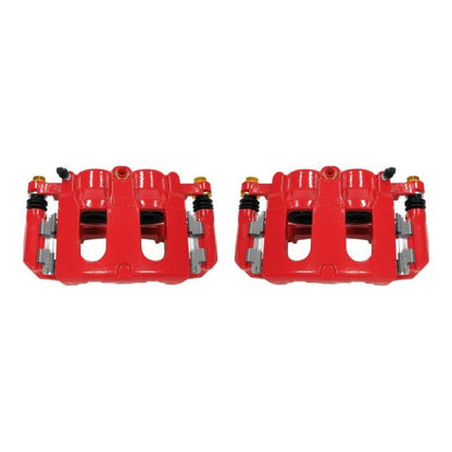 PowerStop Power Stop 11-17 Ford Explorer Front Red Calipers w/Brackets - Pair