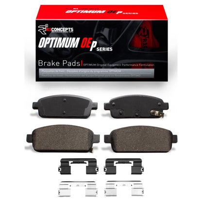 R1 Concepts R1 16-16 Cadillac ELR Rear Optimum OE Pads & Hardware Kit