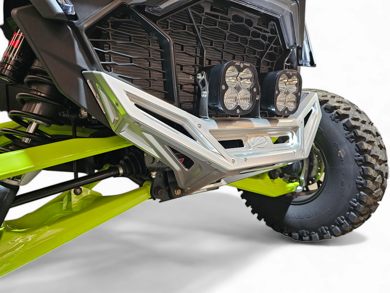Elektric Off Road Elektric Offroad 2022-2025 Polaris Rzr Pro R/ Pro S/Turbo R Billet Front Winch Bumper Anodized Clear