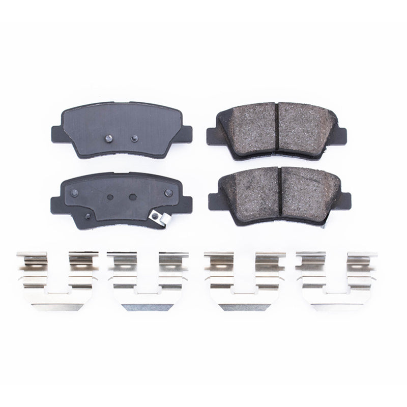 PowerStop Power Stop 12-17 Hyundai Azera Rear Z17 Evolution Ceramic Brake Pads w/Hardware