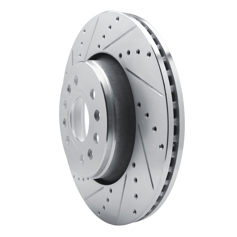 R1 Concepts R1 21-25 Jeep Grand Wagoneer L Front Left Drilled & Slotted Silver Brake Rotor
