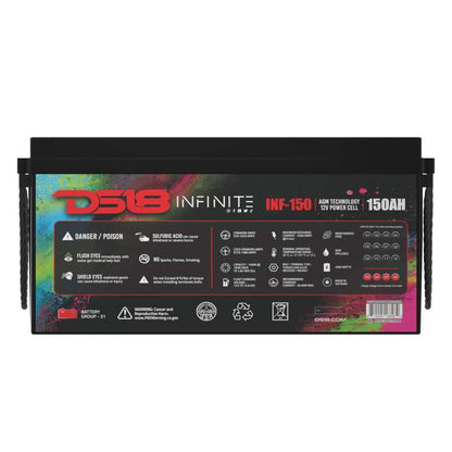 DS18 4000 Watts 150 AH Infinite AGM Power Cell Battery