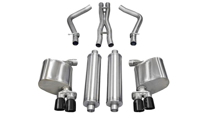CORSA Performance Corsa 2011-2014 Dodge Charger R/T 5.7L V8 Black Xtreme Cat-Back Exhaust