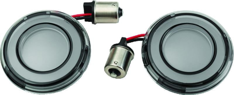 Kuryakyn Tracer L.E.D. Rear Turn Signal Insert, Red Light/Smoke Lens 1156