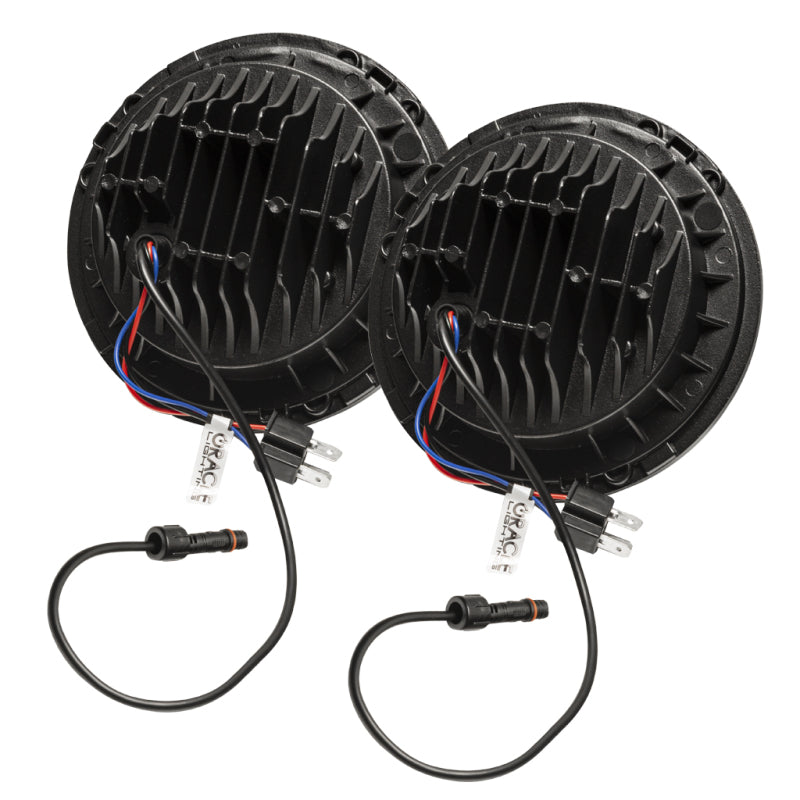 ORACLE Lighting Oracle 7in High Powered LED Headlights - Black Bezel - Dynamic - Dynamic