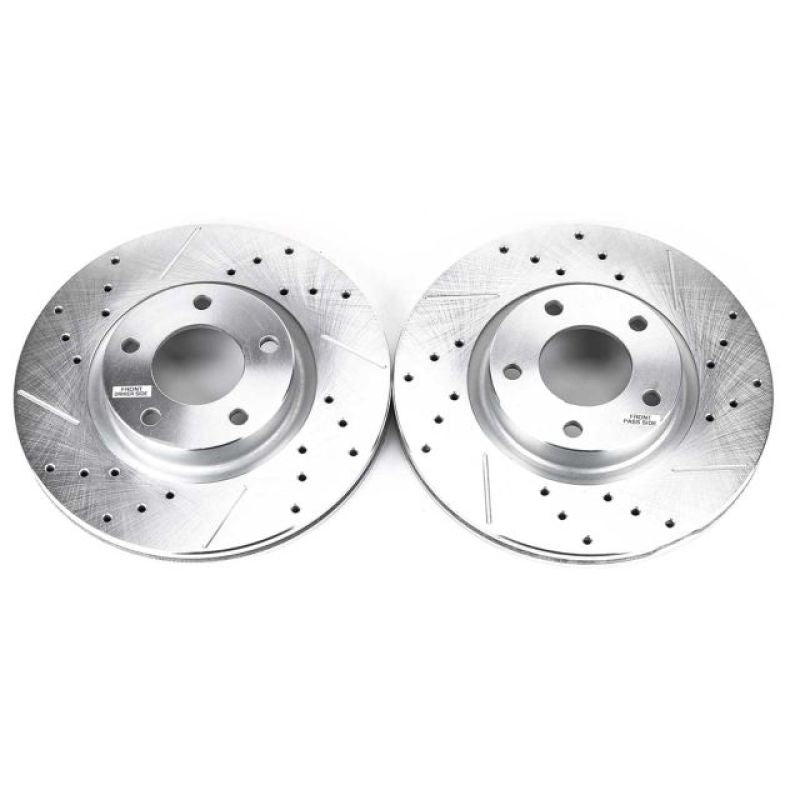 PowerStop Power Stop 04-13 Mazda 3 Front Evolution Drilled & Slotted Rotors - Pair