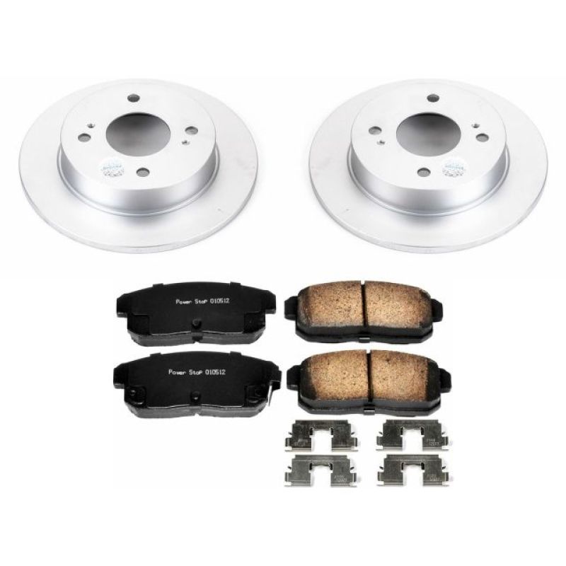 PowerStop Power Stop 01-02 Infiniti G20 Rear Z17 Evolution Geomet Coated Brake Kit