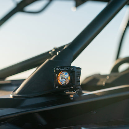 Rigid Industries 2017+ Polaris Pro R/Turbo R Revolve A-Pillar Light Kit