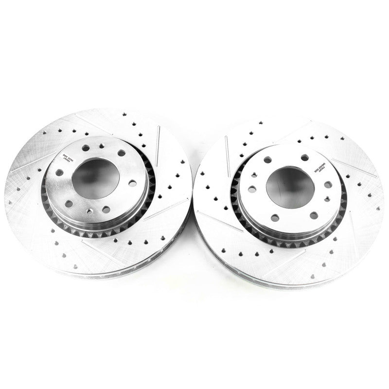 PowerStop Power Stop 04-07 Buick Rainier Front Evolution Drilled & Slotted Rotors - Pair