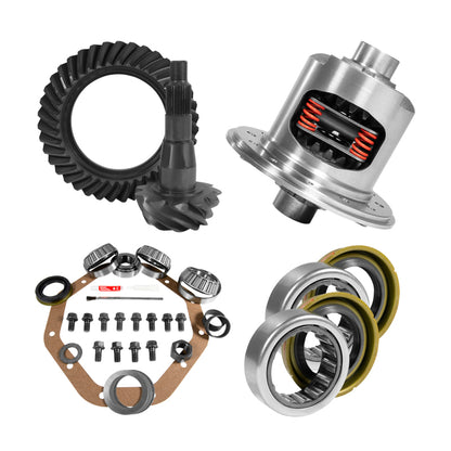 Yukon Gear & Axle Yukon Gear 9.25in CHY 3.21 Rear Ring & Pinion Install Kit 31 Spline Positraction 1.7in Axle Bearings