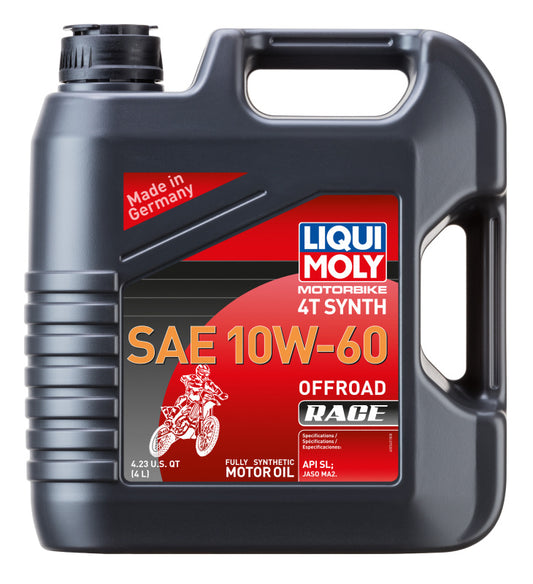 LIQUI MOLY 4L Motorbike 4T Synth SAE 10W60 Offroad Race