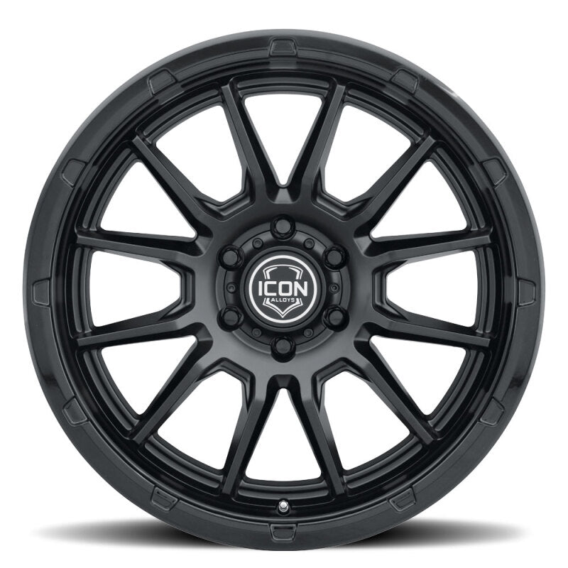 ICON Alloys Cajon 20x9 / 6x135 / 16mm / 5.625in BS Double Black Wheel