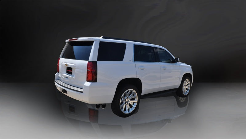 CORSA Performance Corsa 2015-2020 Chevy Tahoe/GMC Yukon Cat-Back Exhaust Sport 3in Single Side Twin Polished 4in Tips