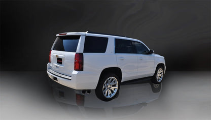 CORSA Performance Corsa 2015-2020 Chevy Tahoe/GMC Yukon Cat-Back Exhaust Sport 3in Single Side Twin Polished 4in Tips