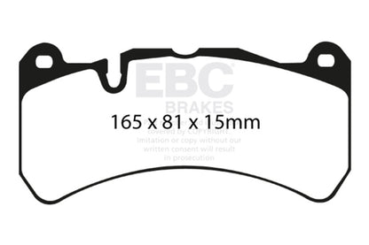 EBC Racing 07-08 Ferrari 430 Scuderia 4.3L RP-X Front Brake Pads