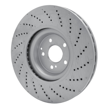 DFC 08-21 Mercedes-Benz C63 AMG Front Drilled GeoSPEC Coated Rotor