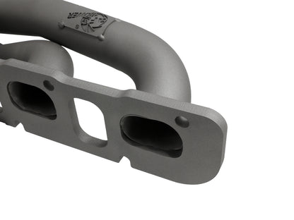 aFe Twisted Steel 304SS Short Header 15-22 Dodge Challenger SC V8-6.2L / 6.4L HEMI Titanium Coating