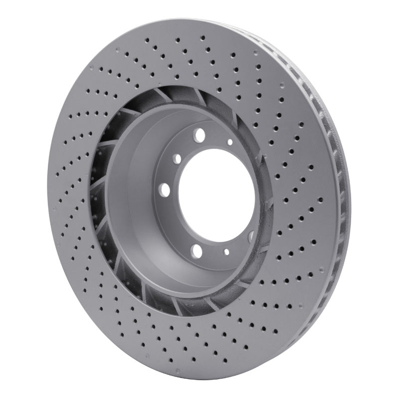 DFC 07-13 Porsche 911 Left Rear Drilled GeoSPEC Coated Rotor