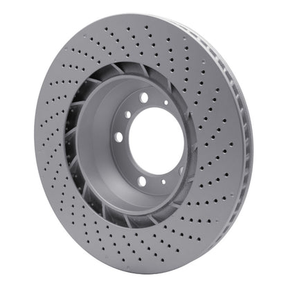 DFC 07-13 Porsche 911 Left Rear Drilled GeoSPEC Coated Rotor