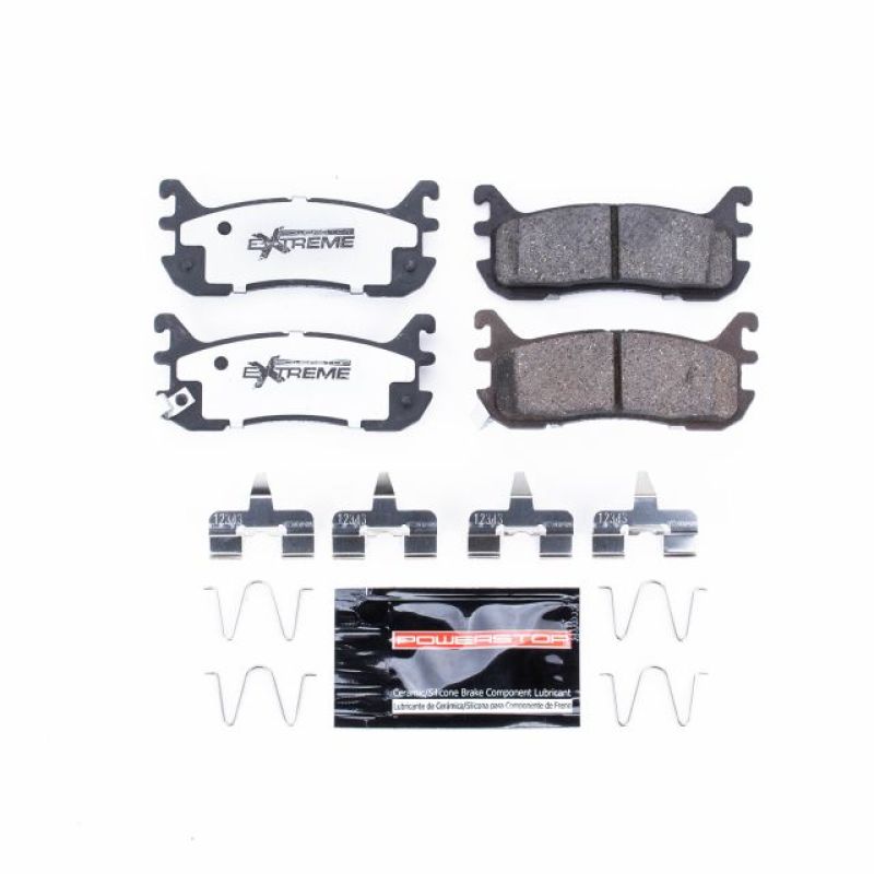 PowerStop Power Stop 97-03 Ford Escort Rear Z26 Extreme Street Brake Pads w/Hardware