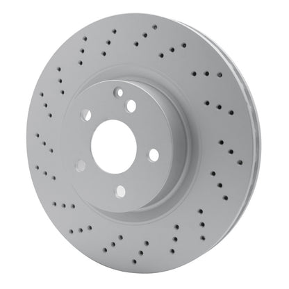 DFC 07-13 Mercedes-Benz S400 (USA) Front Drilled GeoSPEC Coated Rotor