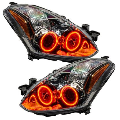 ORACLE Lighting Oracle 10-12 Nissan Altima Coupe LED Headlight Halo Kit - Red